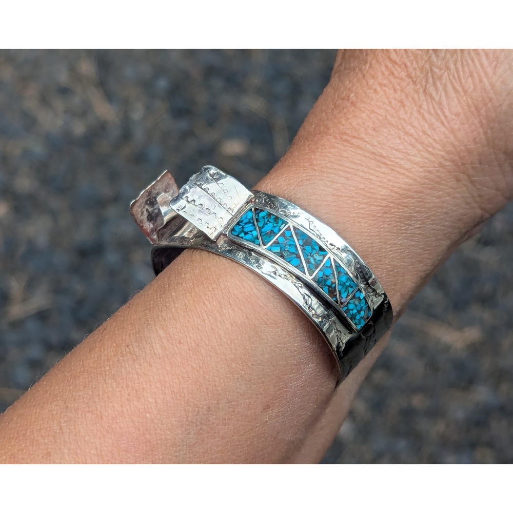 Vintage Navajo Watch Band Native American Handmade‎ Jewelry size 6.25 ***